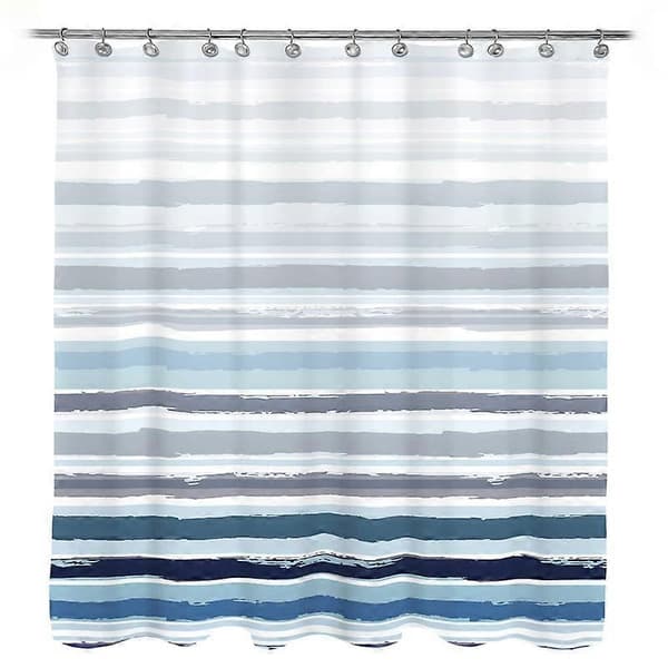 Textured Slub Fabric Shower Curtain