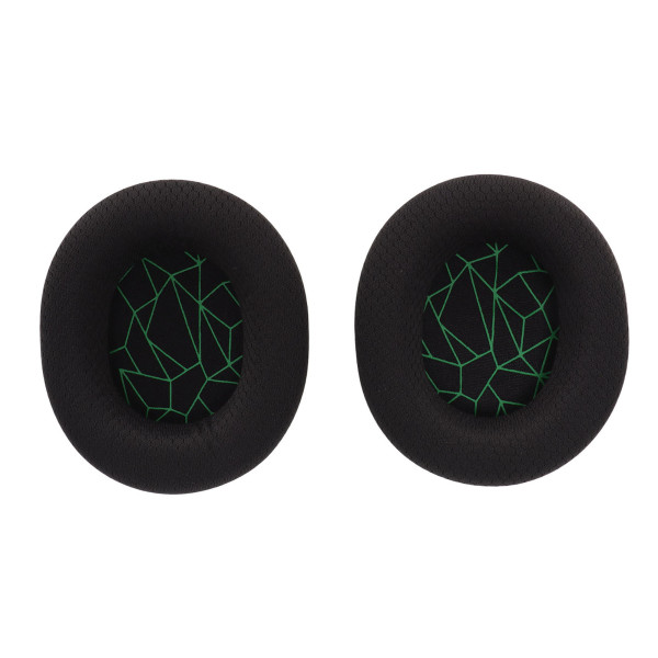 Utskifting av øreputer for hodetelefoner Oppgraderte øreputer med høy elastisitet for SteelSeries Arctis 3/5/7 grønn silke