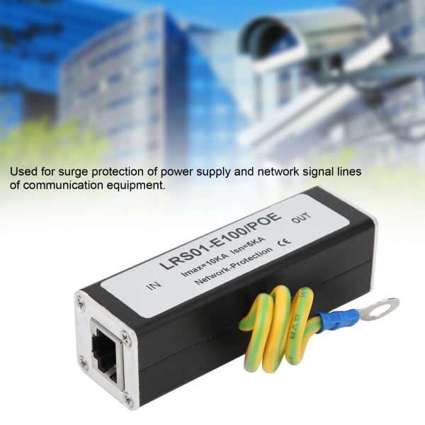 POE Networks Arrester IP Camera Thunder Surge Protector Quick Response Security Application