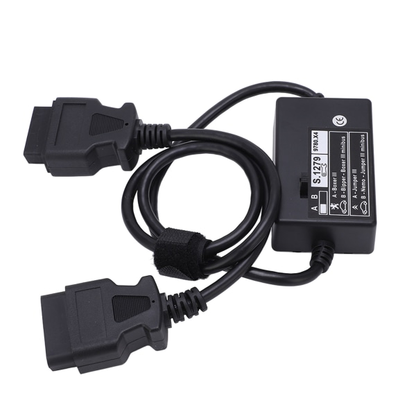 OBD2 uros-naaras -diagnostiikkaadapterikaapeli S.1279 S1279 Moduulin vaihto Peugeout Bipperiin