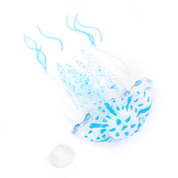 Akvaario silikoni hehkuva meduusa kalatankki kelluva maisemointi koriste koristeluun keskikokoinen, sininen