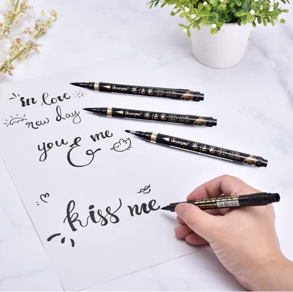 Kalligrafipennor - 6-pack Kalligrafiset för nybörjare påfyllningsbara