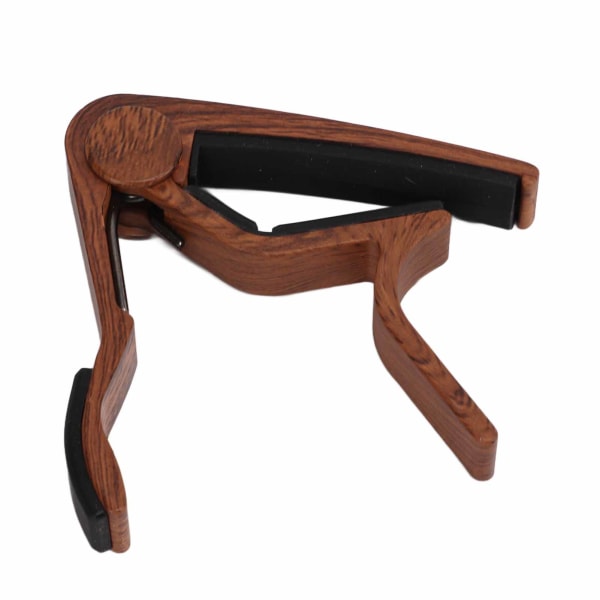 Capo Quick Release String Clamp set , jossa on 5 kpl kitarahaku bassolle BanjoDark Wood Color
