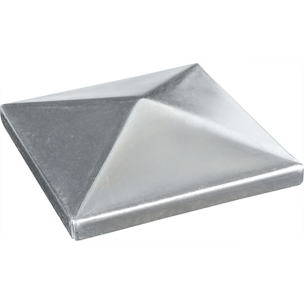90 x 90 mm stolpehette i tre, laget av rustbestandig rustfritt stål