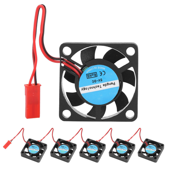 5 stk. 8500RPM Rask Varmeavledning 3D-skrivervifte 4CFM Stor Vindstyrke 3D-skriverkjøler