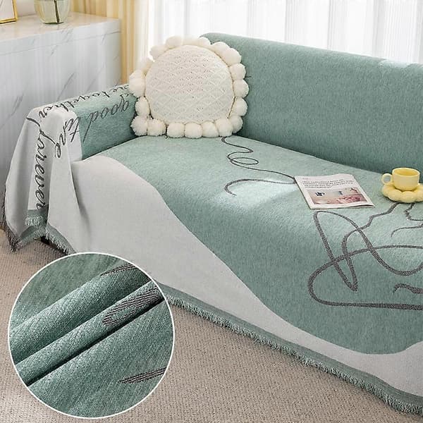 Vendbar Chenille Sofatrekk, Chenille Sofatrekk, Chenille Sofatrekk, Vendbart Chenille Seksjonssofa Trekk