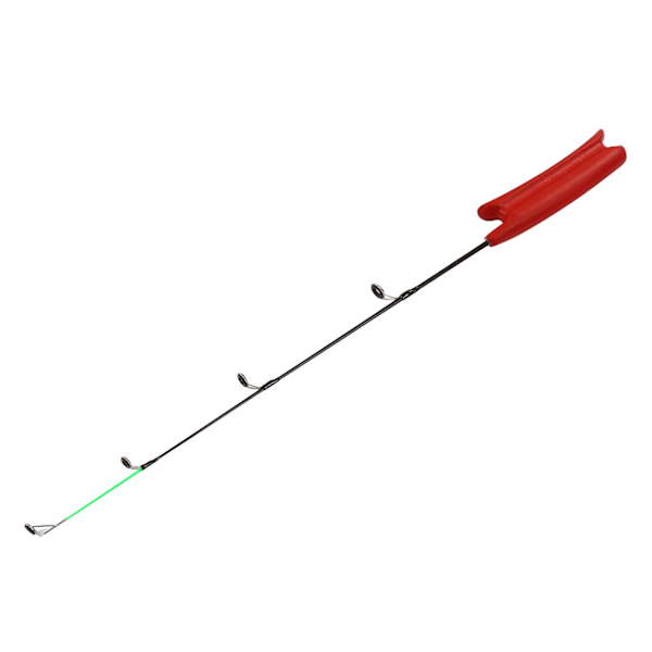 51cm Mini Isfiskespø, Bærbar, Glassfiber, Vinterfiskespø, Fiskeutstyr med PU-håndtak