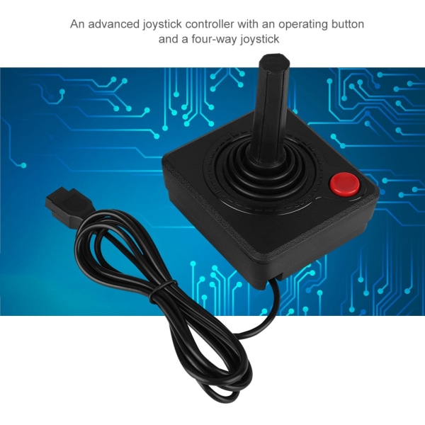 Klassisk Retro 3D Analog Joystick Spelkontroll för Atari 2600