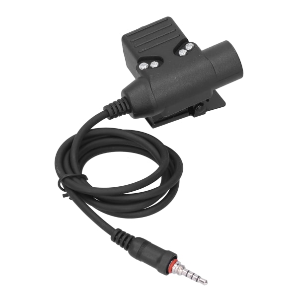 U94 PTT Cable Plug Headset Adapteri sopii YAESU Vertex VX‑6R/VX‑7R radiopuhelimeen