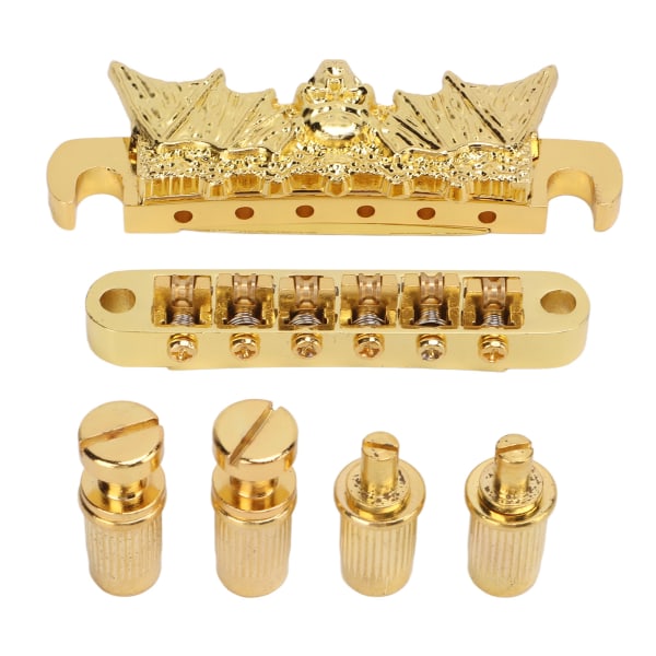 Guitar Roller Saddle Bridge 6-strengs mutter med 6 mm monteringshull for EPI elektrisk gitar
