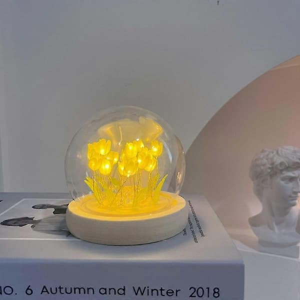 Flower Lamp Tulip Night Light Decorative Lamp Cute Night Light