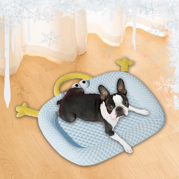 65x45cm Universal Kølemåtte til Hunde – Åndbart, Blødt Sommerkølende Design til Kæledyr