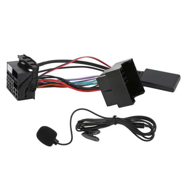 12-stifts Bluetooth 5.0 Aux-ljudkabeladapter Mikrofon Handsfree Ersättning för Peugeot 207 307 407 308