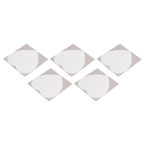 5 sett Varmeoverføringspuslespill DIY Varmepress Blank Sublimering Jigsaw Hjerteform A4 19x19cm 75stk
