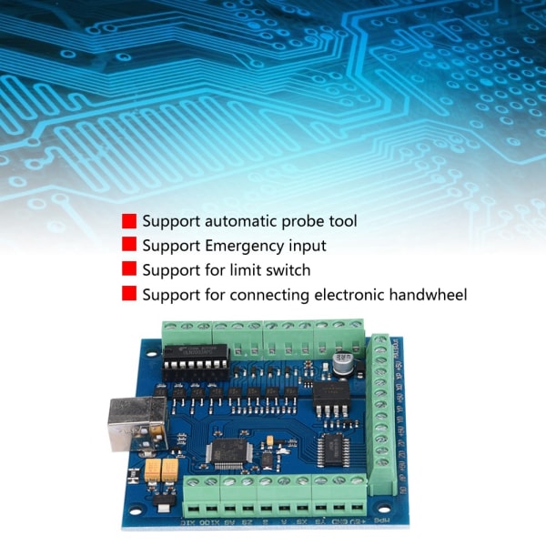USB 4-akset CNC Motion Controller Card til MACH3 - 1 stk