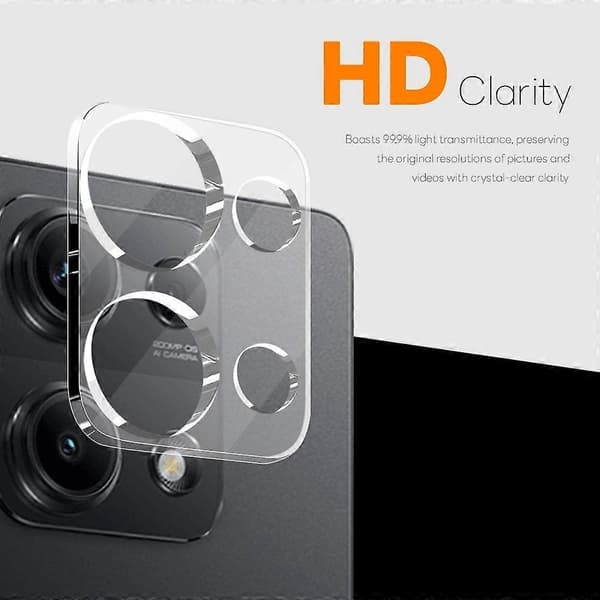 NORTHJO Tempered Glass Camera Lens Protector for Xiaomi Redmi Note 14S 4G, HD Clear 3D Full Coverage