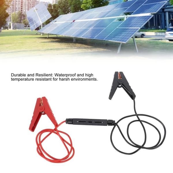 DUOKON Solcellsförlängningskabel - 1 m - 12 AWG - 2,5 mm² - Vattentät och hållbar