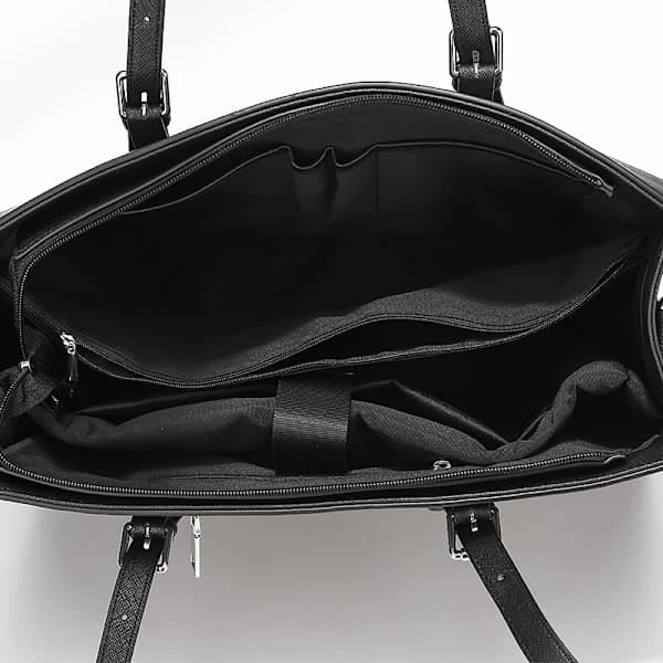 Laptopveske for kvinner Vanntett Lett Lær 15,6 Tommer Com