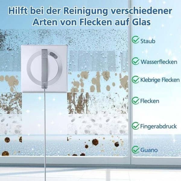 6-pak udskiftningspuder til vinduespudserrobot, vaskbare mikrofiber-moppeklude