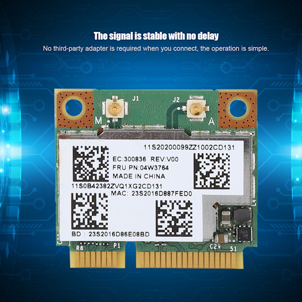 BCM943228HMB Dual Band 300M Mini PCI-E Netværkskort Til Lenovo PC 04W3746