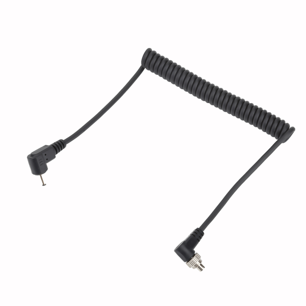 Spolad 2,5 mm hanblixt PC Sync-kabel med skruvlås