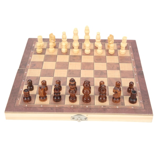 3-in-1 shakkitammi Gobang kokoontaitettava shakkilauta kannettava interaktiivinen shakkipelilelu 24 x 24 cm / 9,4 x 9,4 tuumaa