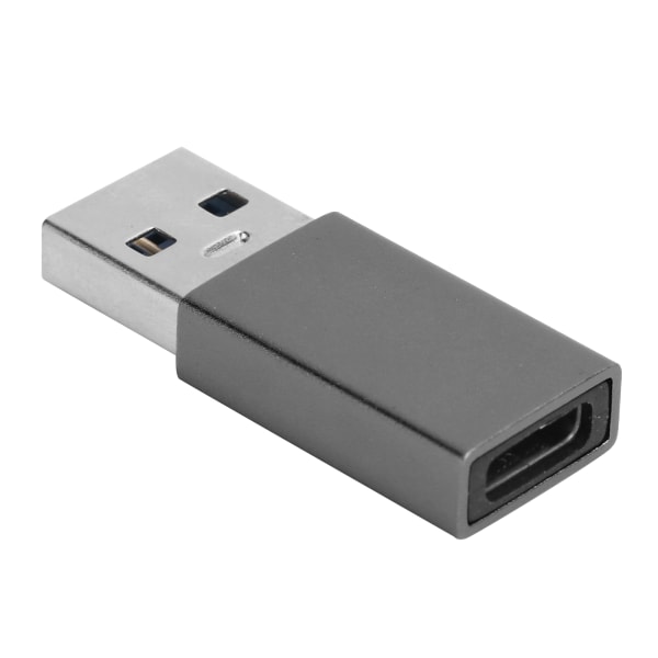 TypeC Adapter Converter hona till USB3.0 hane USB snabbladdning datortillbehör (kolgrå)