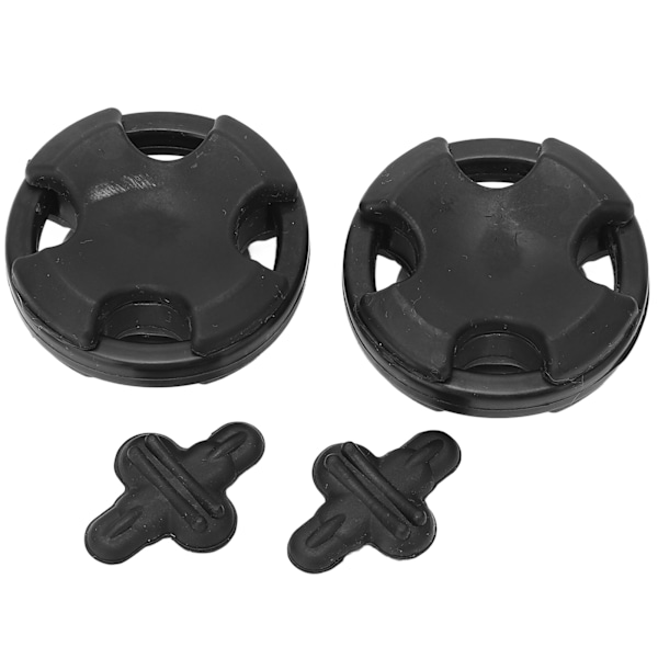 2 ST Bow Limb Stabilisator Gummi Dämpning Svart Recurve Dämpare för amerikansk jaktbåge Rak Draw Bow