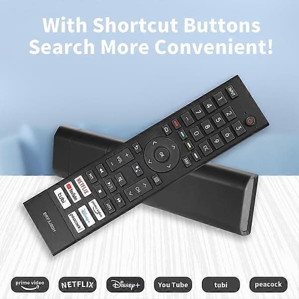 ERF3J80H Remote Control for Hisense Smart TV Battery Operated Replacement Remote