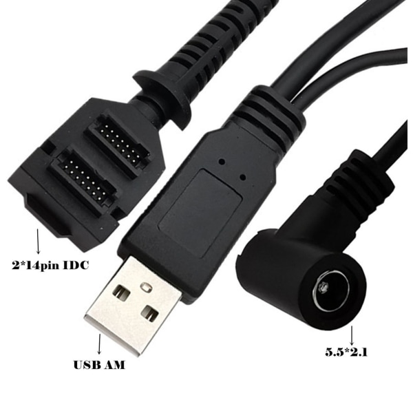 Optimalisert tittel: Verifone VX805 VX820 Dual USB-kabel