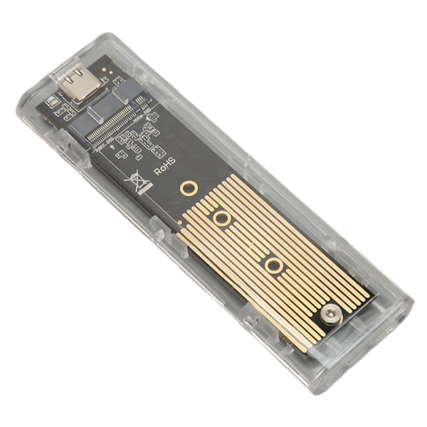 M.2 SATA SSD Ekstern Kabinet USB 3.1 Type C 10Gbps Understøtter NGFF NVME Værktøjsfrit SSD Kabinet Adapter
