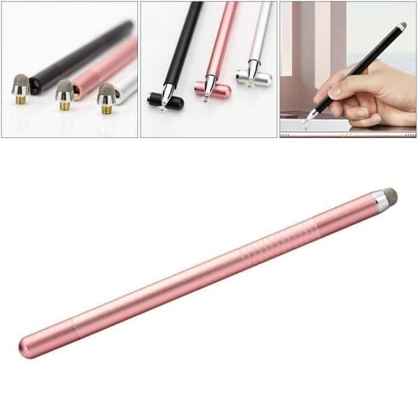 YYV touchskærm stylus pen fin spids telefon rosa guld