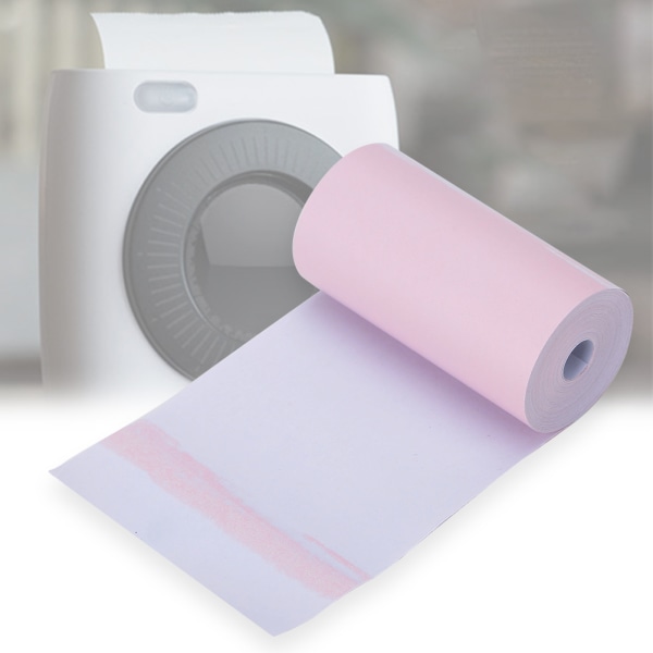 10 ruller lyserødt termisk kvitteringspapir til 58 mm termoprinter