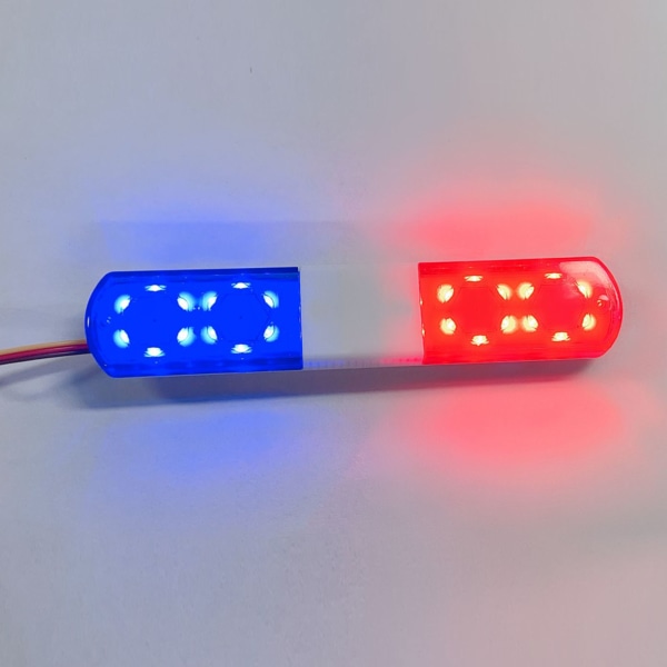 RC LED Poliisin Valo Simulaatio Design 4 Tilaa RC Poliisin Vilkkuvalo LED Hälytysvalo 1/8 1/10 RC Autoille Punainen Sininen
