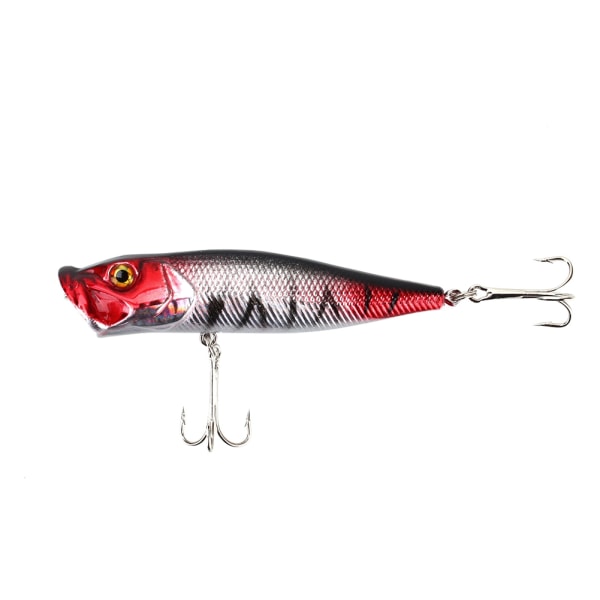 Parti 5 stk Popper Fiske Lokkemidler Bass Crankbaits Agn Utstyr Minnow Fiskesluk