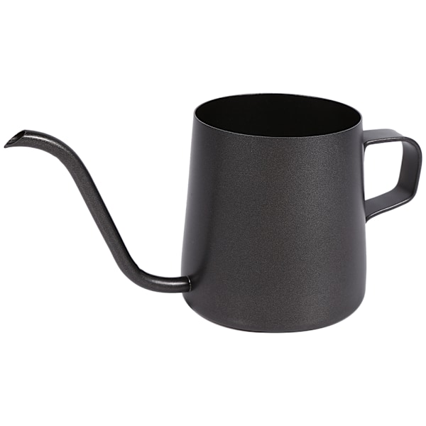 Black Stainless Steel Pour Coffee Drip Pot Kettle With Long Over Gooseneck Spout (250ml)