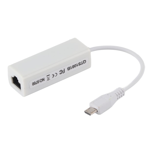 Nettverkskortadapter Micro USB til RJ45 Ethernet-port for Raspberry Pi Zero 1.3/W Hovedkort