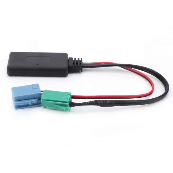 Auto Audio Adapter Mini ISO 6Pin 8Pin Connector Bluetooth 5.0 AUX kabel til Renault Clio / Espace / Kangoo / Laguna
