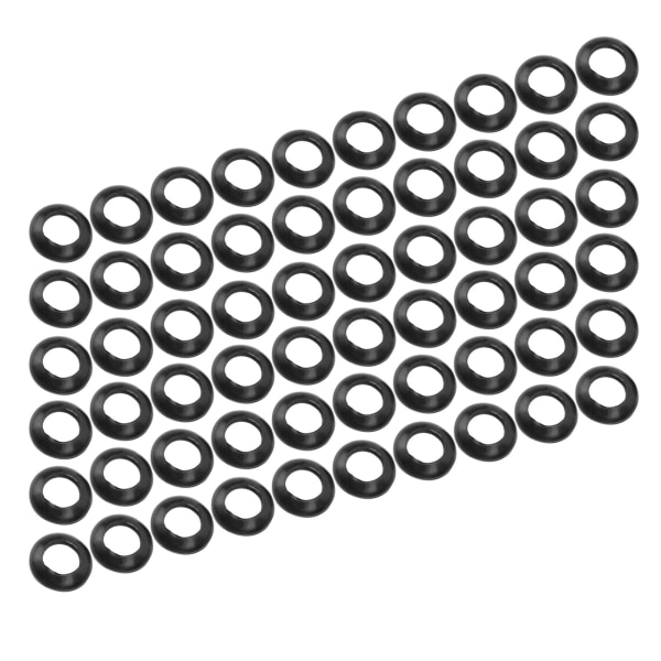 60 st Fiskespö Byggande Silikon Elastisk Lindningskontroll Dekorationsring Trimring Adapter 9,5MM
