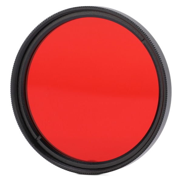Kamera Vanntett Filter Full Red Linse Filter Optisk Glass for Nikon kameralinse 49mm