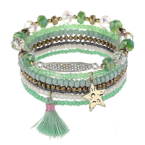 Bohemian Tassel Multilayer Bracelets, Handmade Wrap Bracelets