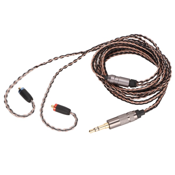 MMCX 3,5 mm hörlurskabel OFC 8 Core Ersättningshörlursuppgraderingskabel för SE535 UE900 UE900s SE215 SE425 BGVP