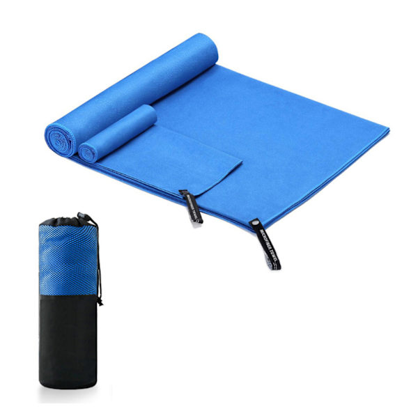 Cooling Towel Microfiber Quick Drying Soft Comfortable Cooling Towel for Swimming Fitness Sports Beach Royal Blue