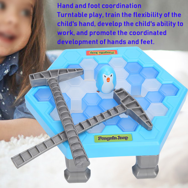 Ice Breaking Penguin-legetøj Forælder Barn Interaktivt puslespil-legetøj Gem pingvin-legetøj (Pingvin-legetøj)