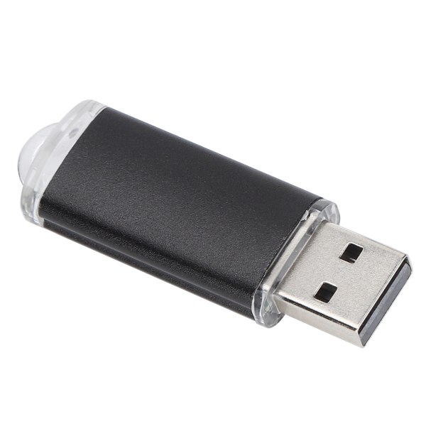USB Flash Drive Transparent Cover Sort Bærbar Memory Stick til PC Tablet16GB