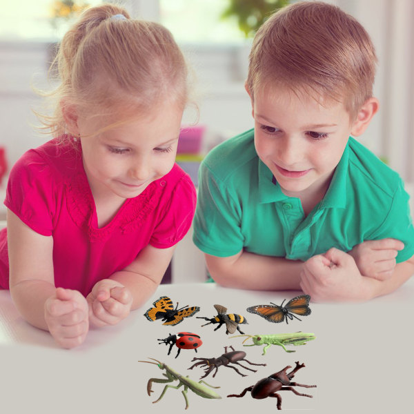 8 STK Simulation Insect Model Children's Early Education Insect Cognitive Toys
