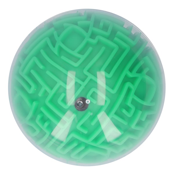 3D Maze Ball Brain Training Intellektuellt Pusselspel Leksak Underbar present till Kid BarnGrön