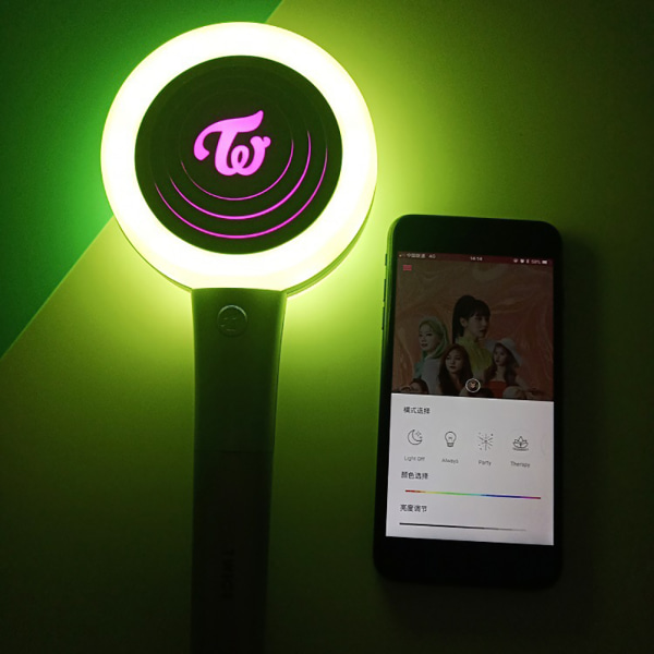 Til TWICE Ver.2 Light Stick Lampe Bluetooth Lightstick Gave til fans