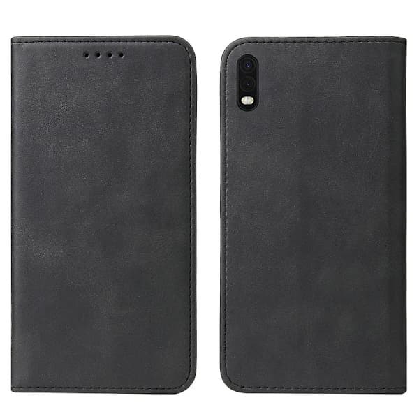 För Samsung Galaxy Xcover Pro Magnetlås Läderfodral