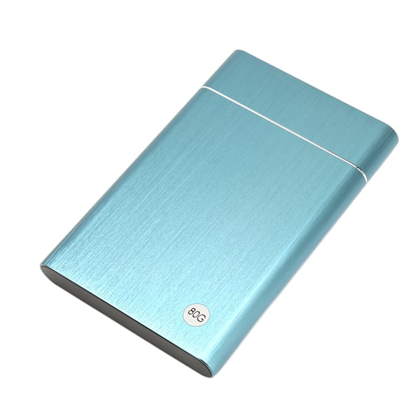 2,5 tum Ultrasmal Bärbar Extern Hårddisk HDD Upp till 5 Gbps USB 3.0 Gränssnitt Mobil Hårddisk för PC Laptop Blå 80 GB
